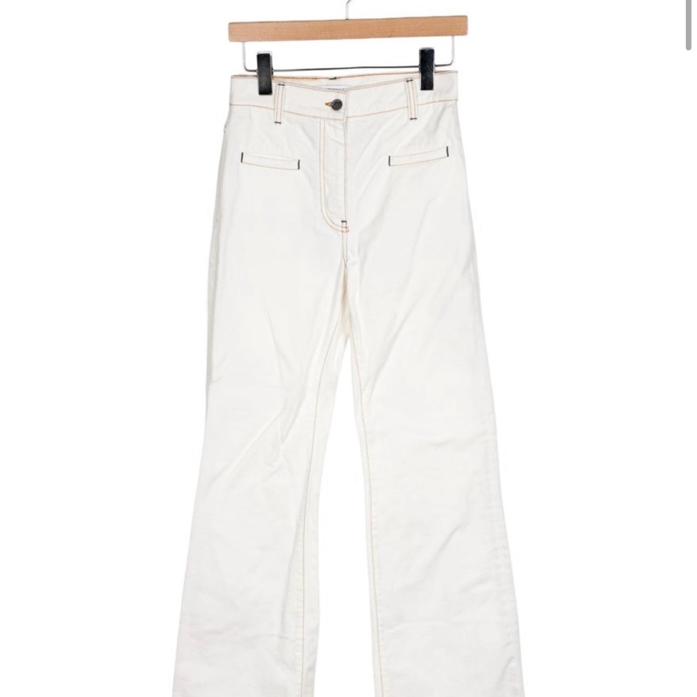 JW ANDERSON White Flare Women's Jeans
